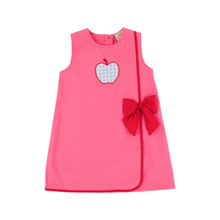 Wilma Faux Wrap Dress - Apple