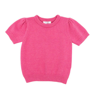 Short-sleeve Peggy Sweater - Pink