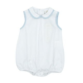 Collier Bubble - White with Blue