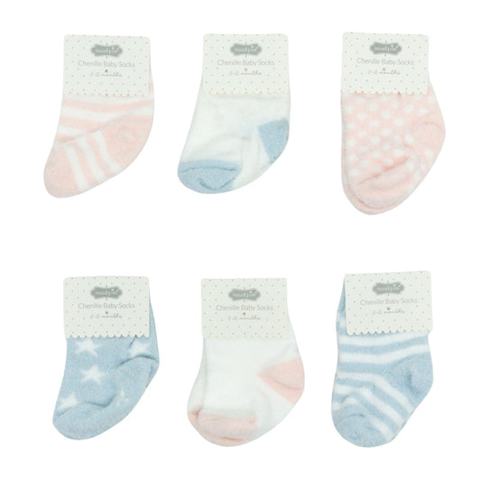 Girls Baby Chenille Socks
