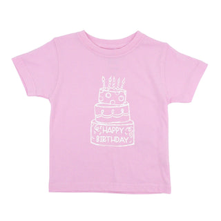 Birthday Cake T-shirt - Pink