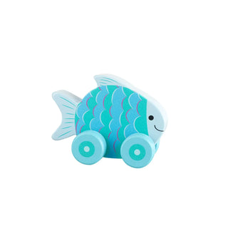 Fish Wooden First Push Toy