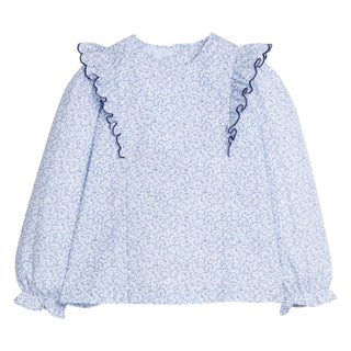 Flutter Blouse - Blue Vinings