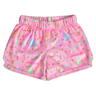 Plush Lounge Shorts - Candy Land