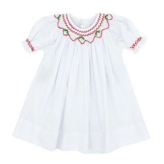 Georgette Bishop Dress with Hand-smocking - Hollies