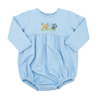 Boys Long-sleeve Bubble with Hand-embroidery - Zoo