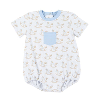 Boys Bradley Bubble with Pocket - Rocking Horse