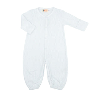 Pima Converter Sack - White with Blue Pindot