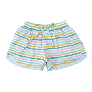 *PRE-ORDER* Girls Butterfly Shorts - Multi Stripe