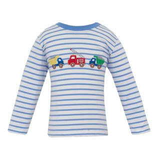 Boys Long-sleeve T-shirt with Applique - Dumptruck
