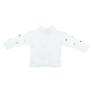 Rollneck Sweater - Pastel Pom Poms