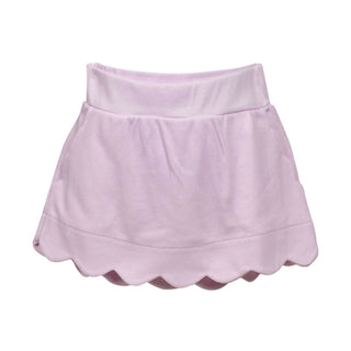 *PRE-ORDER* Scallop Pima Knit Skort - Pink