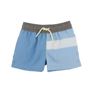 Country Club Swim Trunk - Colorblock (Park City Periwinkle)