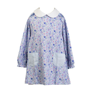 *PRE-ORDER* Long-sleeve Pima Knit Dress - Iris Garden