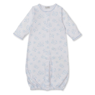 Printed Converter Gown - Cheerful Good Night - Light Blue