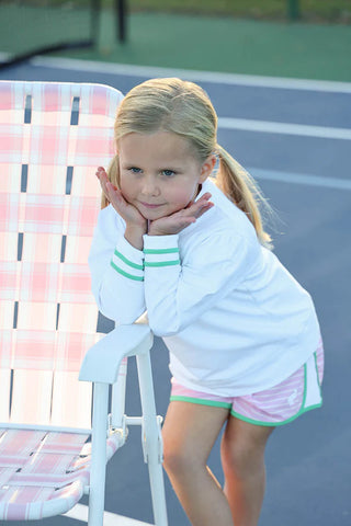 Prepletic™ Shimmy Shake Shorts - Pier Party Pink Stripe