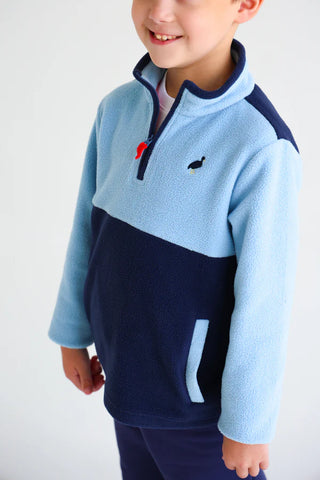 Hayword Half-zip (Fleece) - Barrington Blue