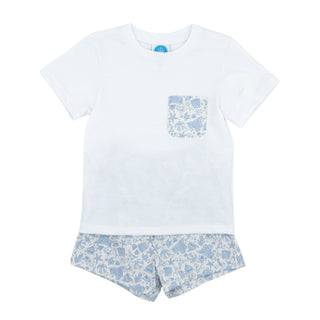 Stephen Pocket Short Set - Beach Days