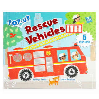 Pop-Up Rescue Vehicles - Hardback Book