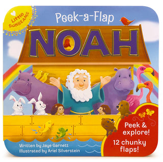 Noah Peek-a-Flap - Board Book