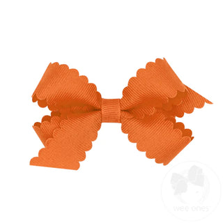 Scallop Edge Hair Bow