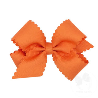 Scallop Edge Hair Bow