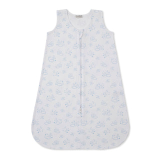 Printed Wearable Blanket - Cheerful Good Night - Light Blue