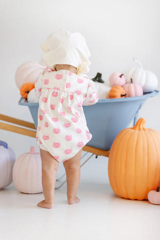 Penny's Long-sleeve Play Bubble - Vintage Prep Pumpkins Pails