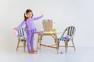 Mitzy Sue Slacks (Quilted) - Palisades Purple