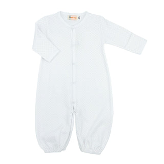 Pima Converter Sack - White with Pink Pindot