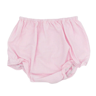 Yoke Dress with Hand-smocked Ruffle - Pink