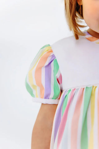 Short Sleeve Brigantine Dress - Southhampton Stripe