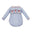 Santa Faces on Blue Gingham