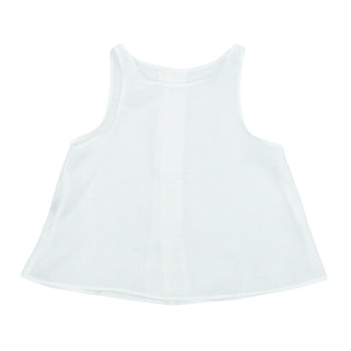 Lacey Heirloom Dress - White with White