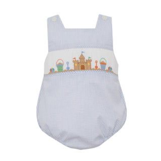 Boys Smocked Sunbubble - Sand Castle