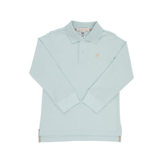 Long-sleeve Prim & Proper Polo - Old Greenwich Green