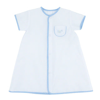 Boys Daygown with Airplane Hand-embroidery