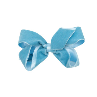 Classic Velvet Hair Bow with Satin Lining - FINAL SALE