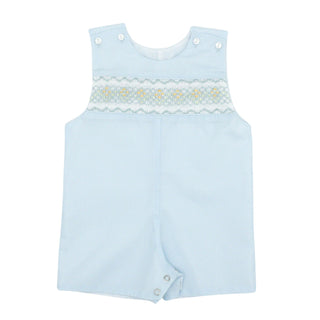 Pete Shortall with Hand-smocking - Blue