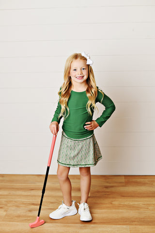 Ruched Top - Olive