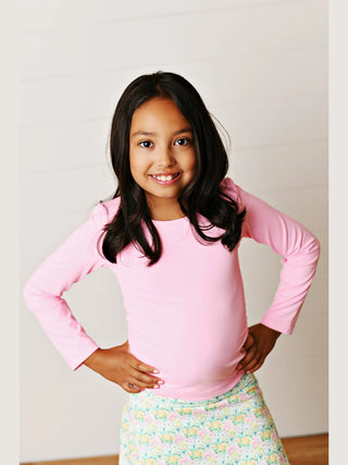 Ruched Top - Bubblegum