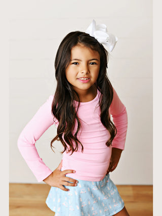 Ruched Top - Bubblegum