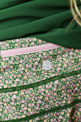 Tennis Skirt - Olive Ditsy Floral