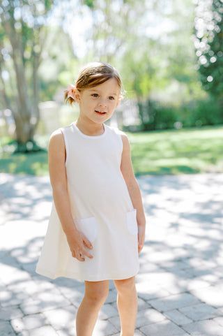 Pima Knit Striped A-line Dress - FINAL SALE