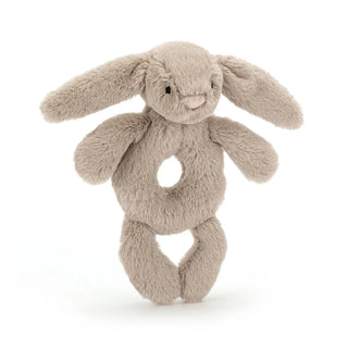 Bashful Bunny Ring Rattle - Beige