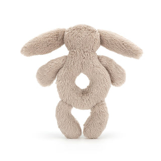 Bashful Bunny Ring Rattle - Beige