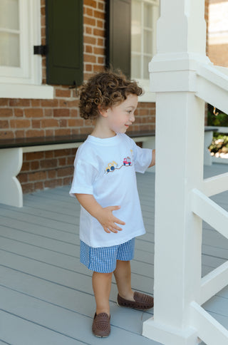 Boys Short Set with Embroidery - Lil Diggers