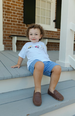 Boys Short Set with Embroidery - Lil Diggers