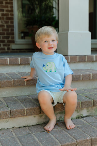 Boys Short Set with Applique - Ele-Fun Times