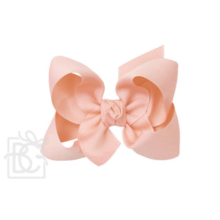 Grosgrain Double Knot Hair Bow - Sweet Nectar